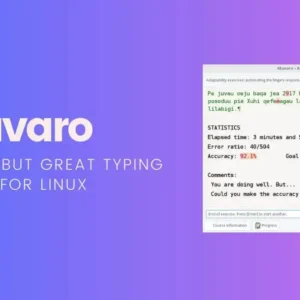 Klavaro Touch Typing Tutor